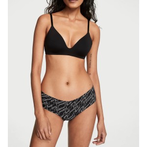 Трусики No-Show Cheeky Panty Black Victoria Script