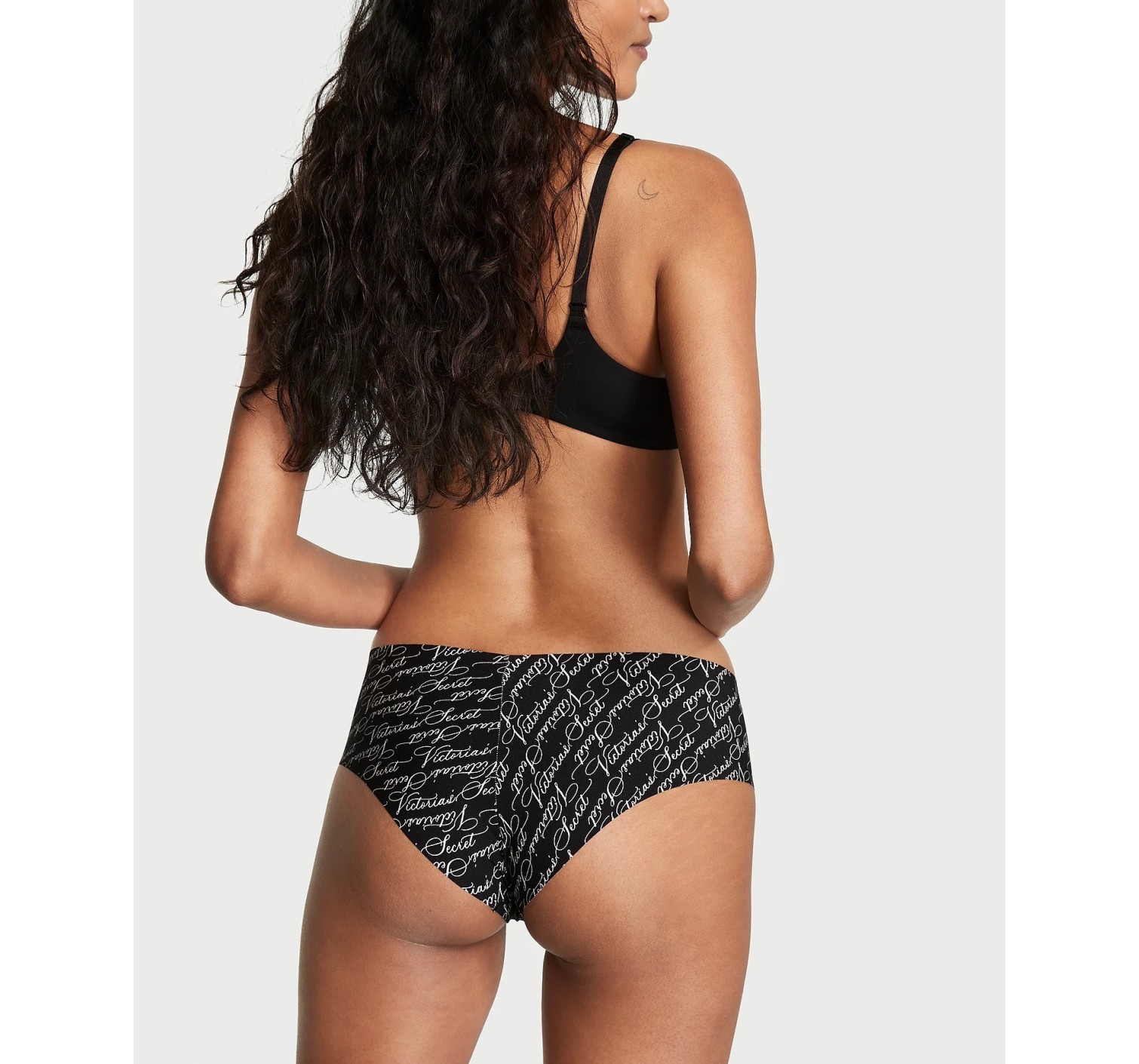 Трусики No-Show Cheeky Panty Black Victoria Script