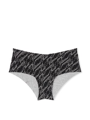 Трусики No-Show Cheeky Panty Black Victoria Script