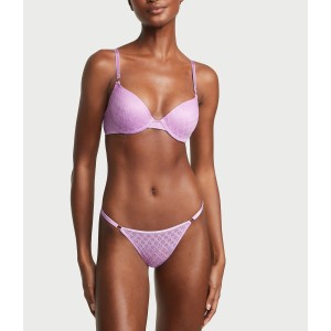 Трусики Icon Lace Adjustable String Thong Panty Silky Lilac