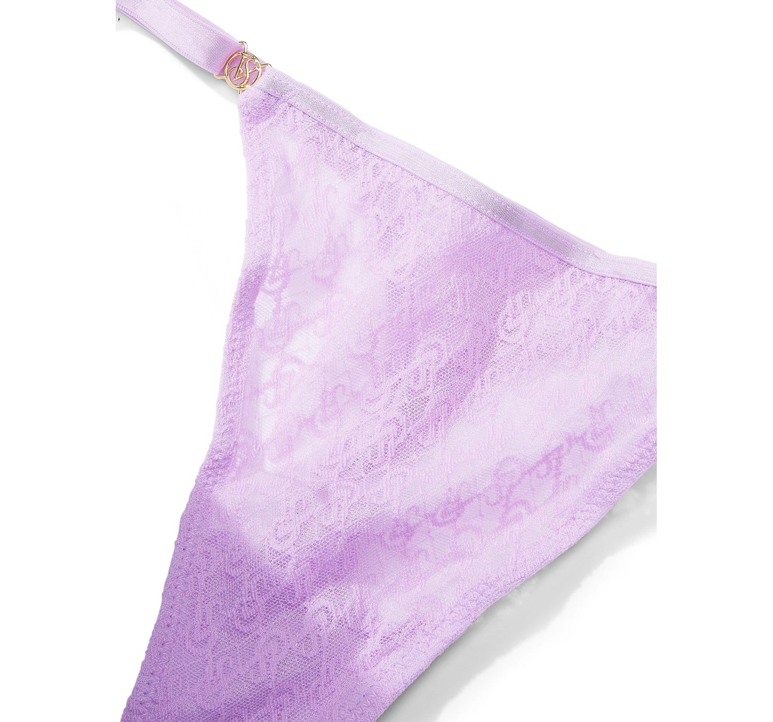 Трусики Icon Lace Adjustable String Thong Panty Silky Lilac