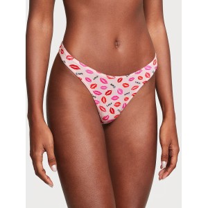 Трусики Stretch Cotton High-Leg Scoop Thong Pretty Blossom Kisses