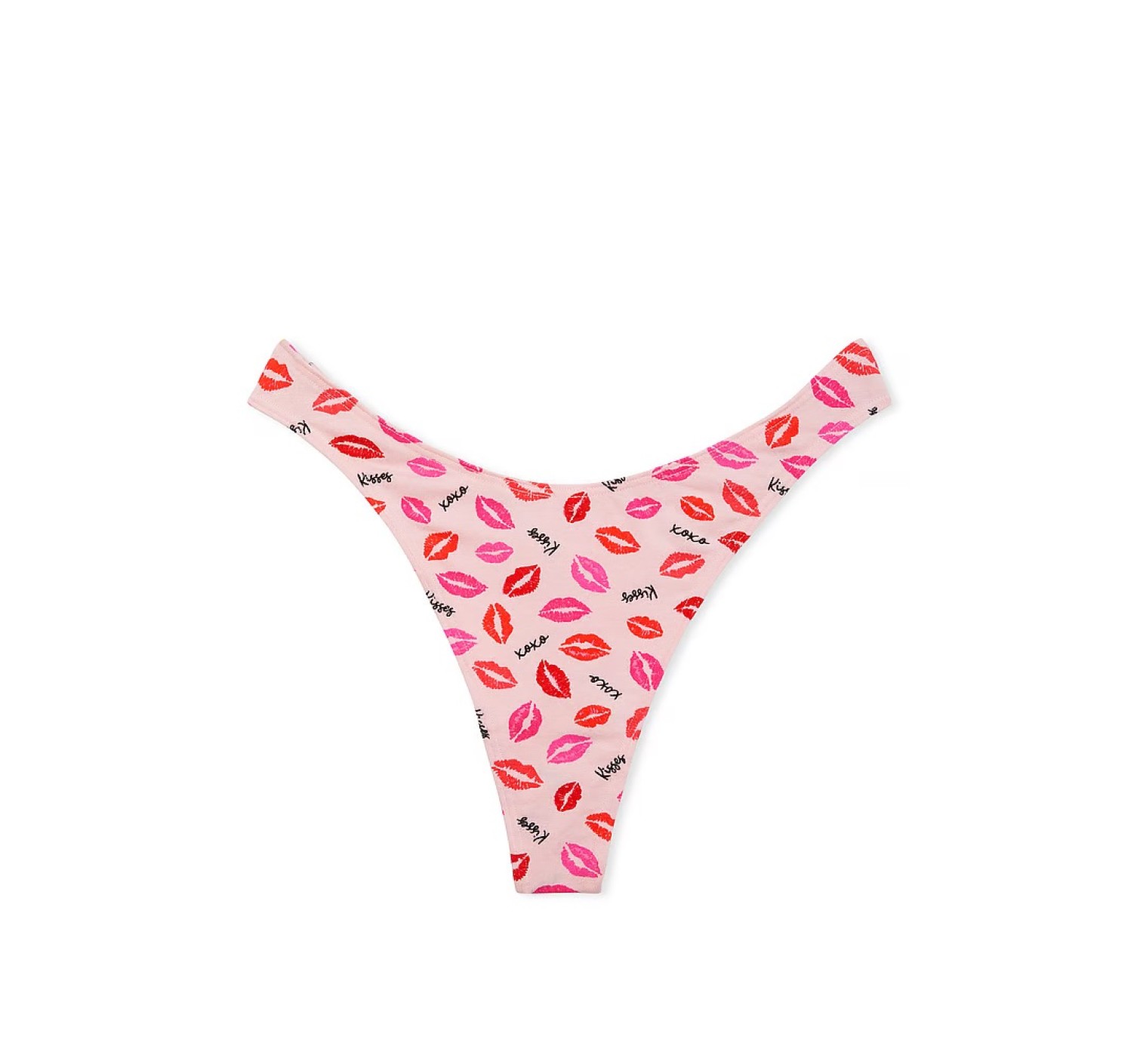 Трусики Stretch Cotton High-Leg Scoop Thong Pretty Blossom Kisses
