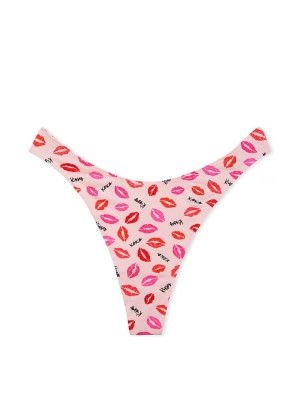 Трусики Stretch Cotton High-Leg Scoop Thong Pretty Blossom Kisses