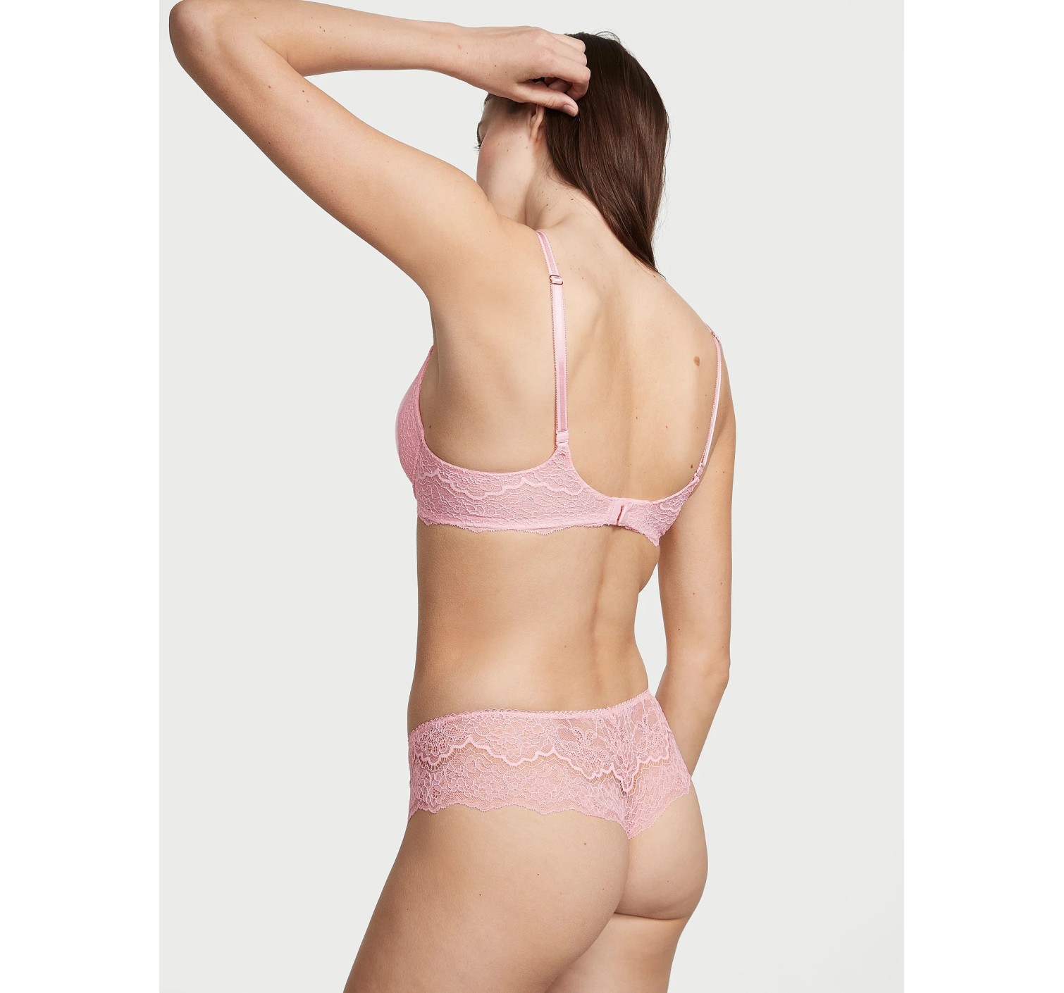 Трусики Lace-trim Hipster Thong Panty