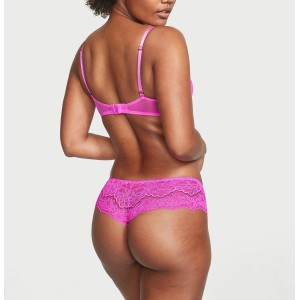 Трусики Lace Hipster Thong Panty Pink Berry