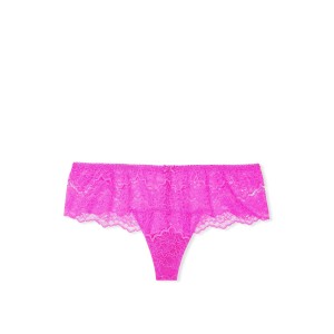 Трусики Lace Hipster Thong Panty Pink Berry