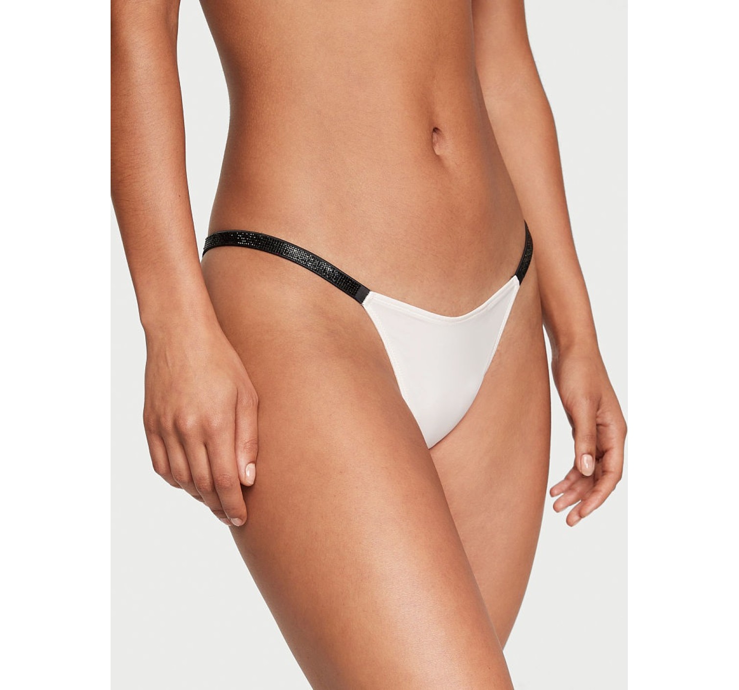 Трусики Open-Back Bow Cheekini Panty White