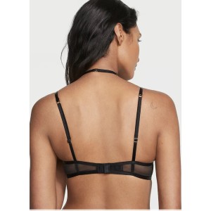 Комплект белья Midnight Affair Embroidery Low-Cut Demi Bra black Set