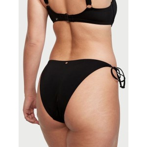 Купальник Bandeau Swim Bikini Top Cheeky Bikini Bottom Black