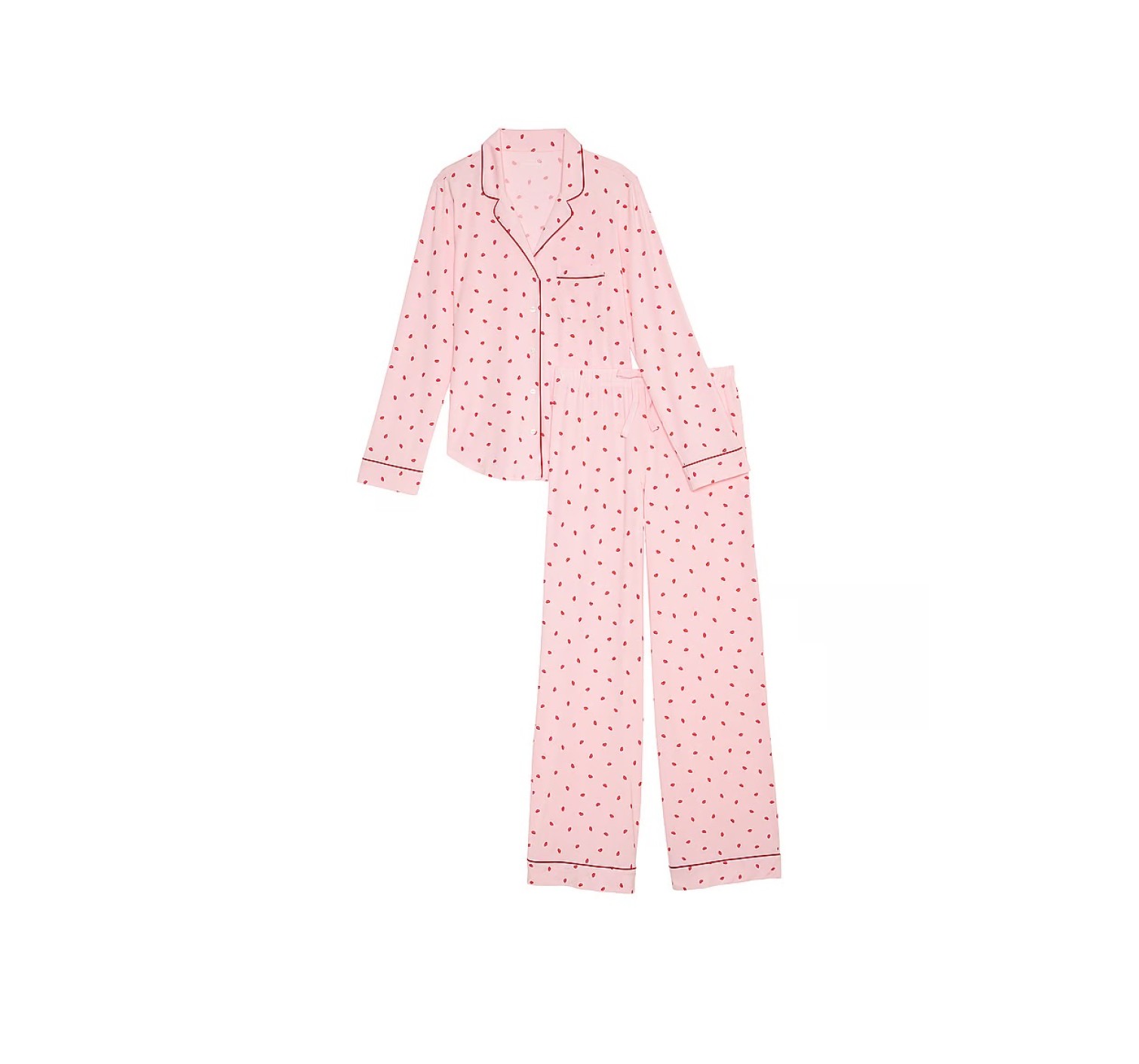 Піжама Modal Long Pajama Set Pink Kiss