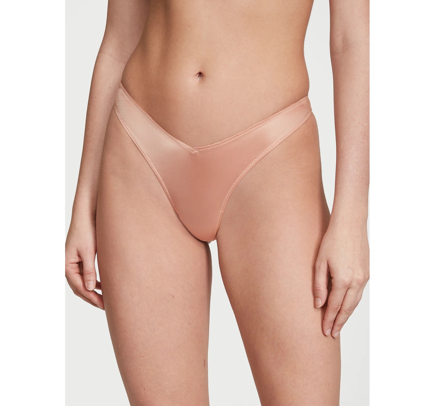 Трусики Strappy-Back High-Leg Thong Macaron