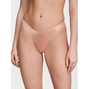 Трусики Strappy-Back High-Leg Thong Macaron