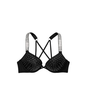 Купальник Shine Strap Bombshell Bikini Top Black Set