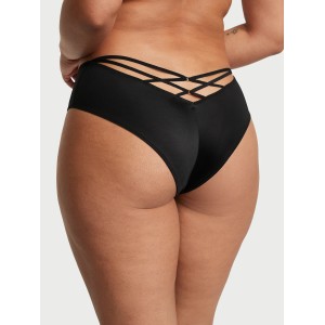 Трусики Strappy-Back High-Leg Cheeky Panty Black