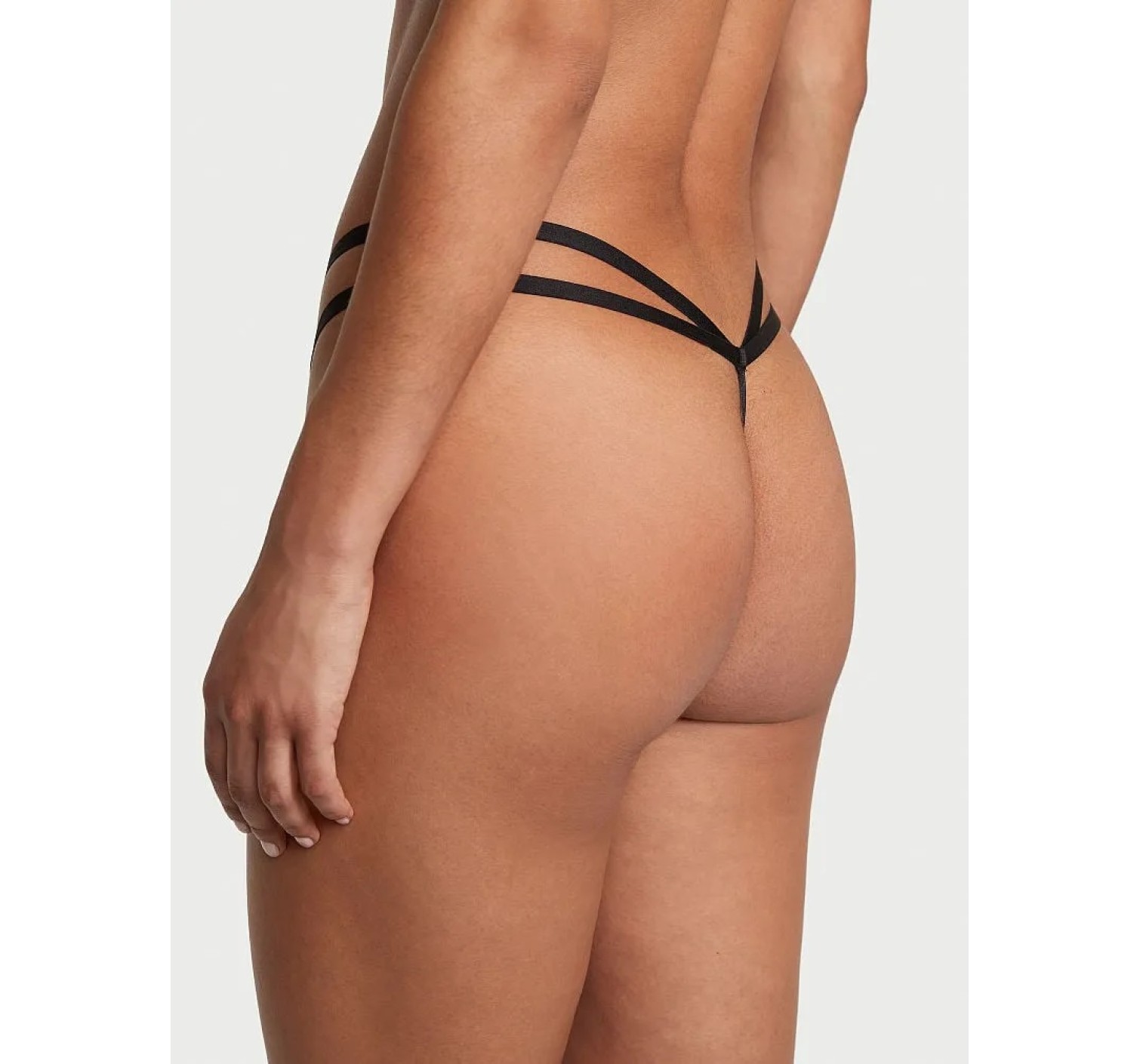 Трусики Strappy Crotchless Heart V-String