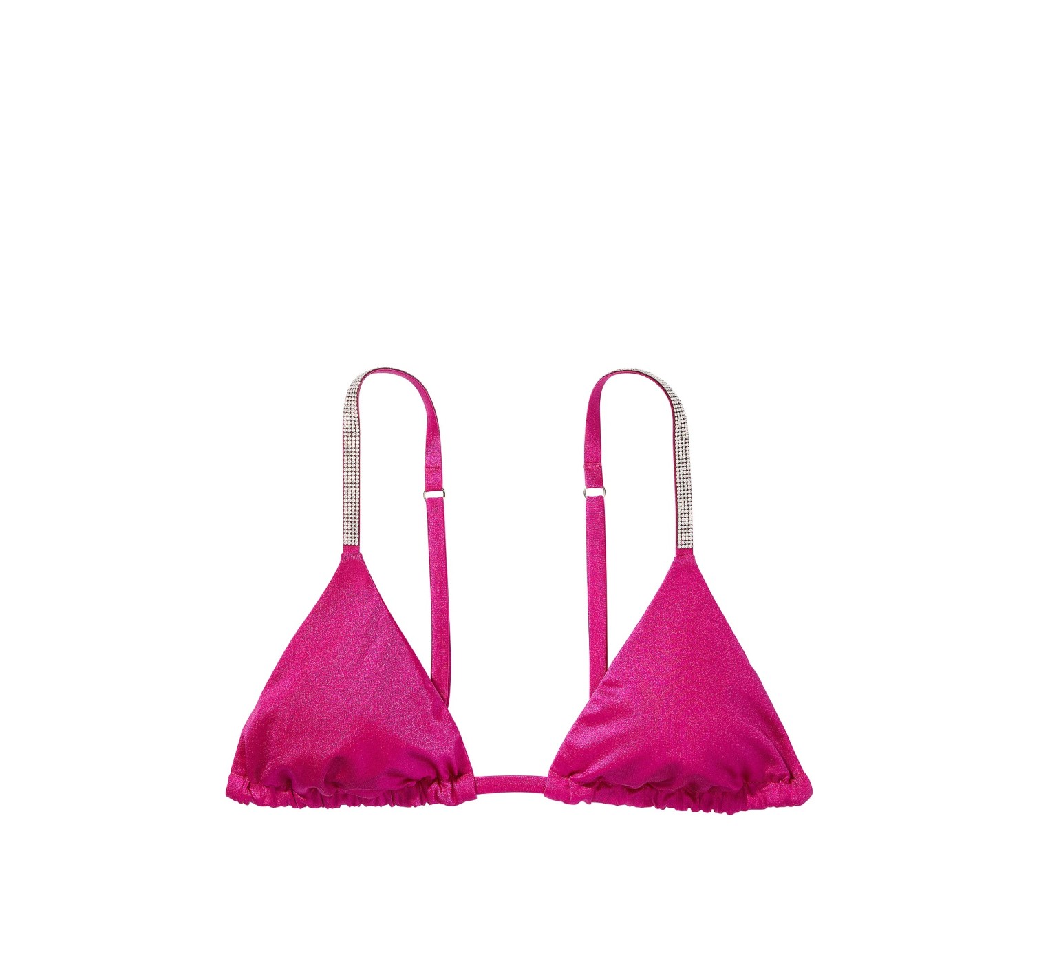 Купальник Shine Strap Triangle Bikini Top High-Waist Cheeky Berry Blush