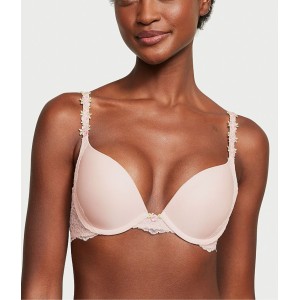 Комплект білизни Rosebud Embroidery Smooth & Lace Push-Up Bra Thong Set