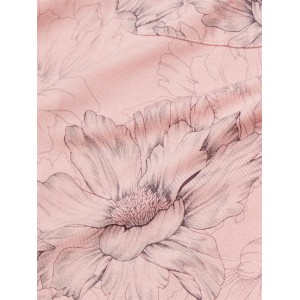 Піжама Modal Short Pajama Set Pink Outline Floral