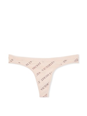 Трусики Stretch Cotton Thong Panty Classic Print