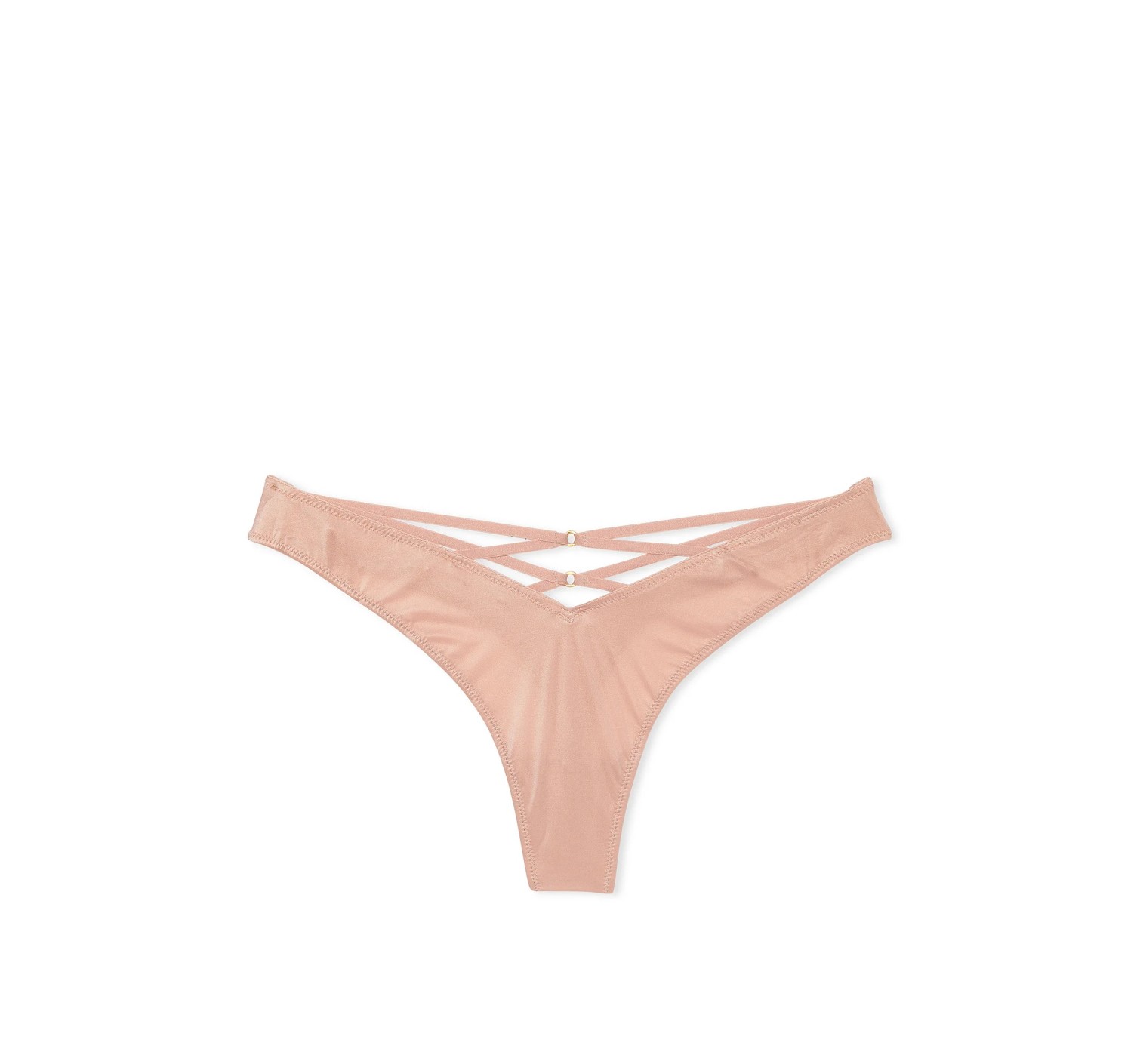 Трусики Strappy-Back High-Leg Thong Macaron