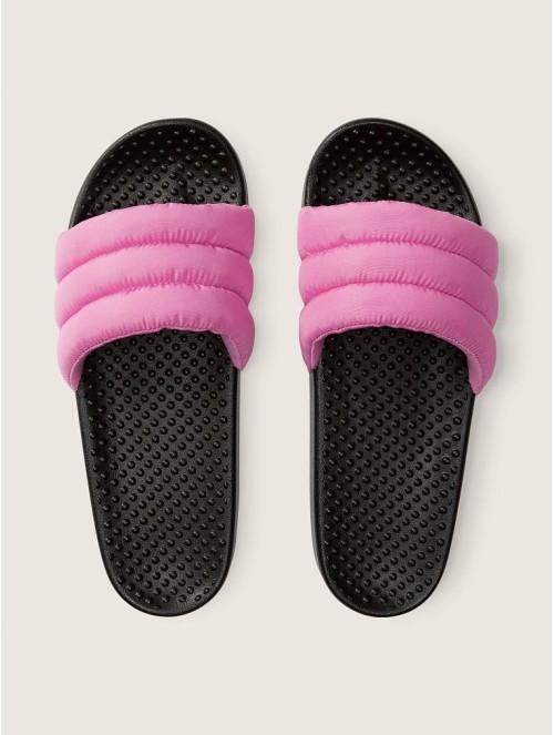 Шльопанці PINK Puffer Slide Pink