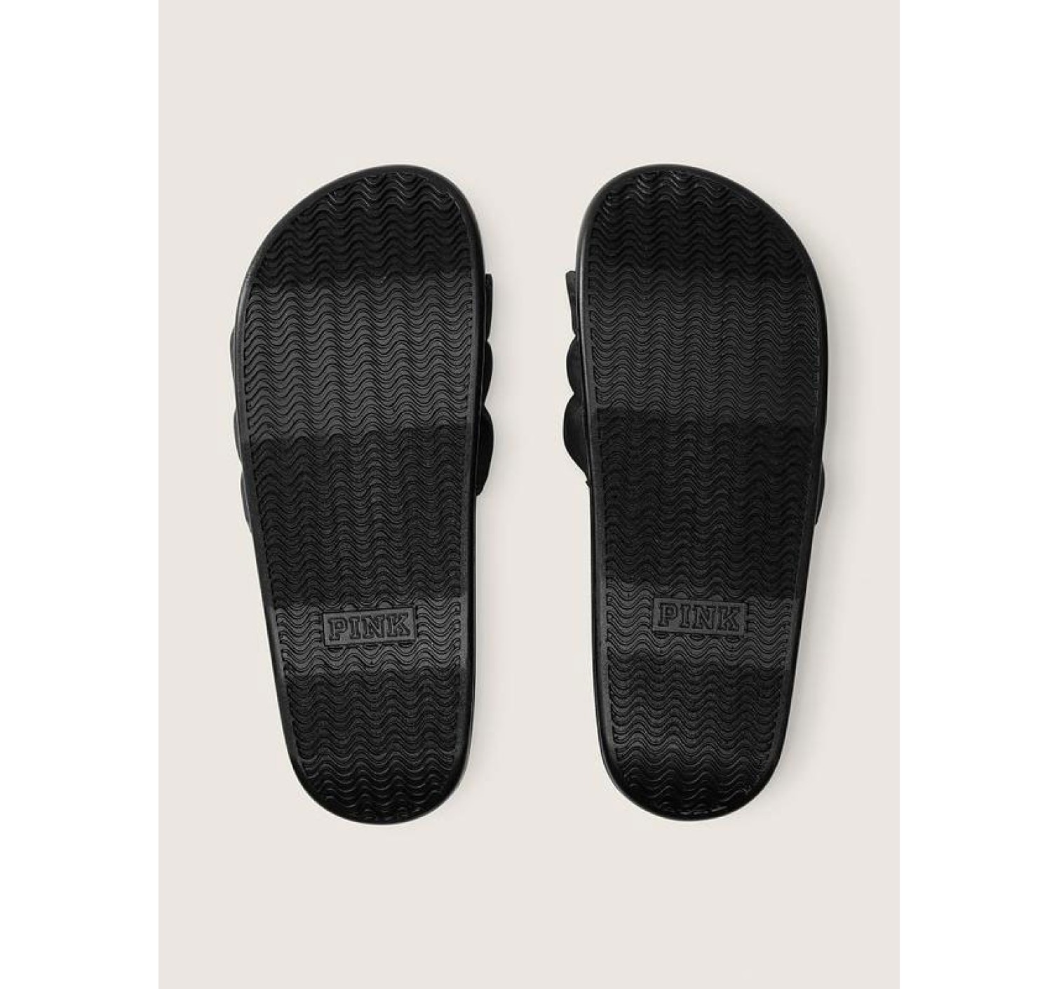 Шльопанці PINK Puffer Slide Black