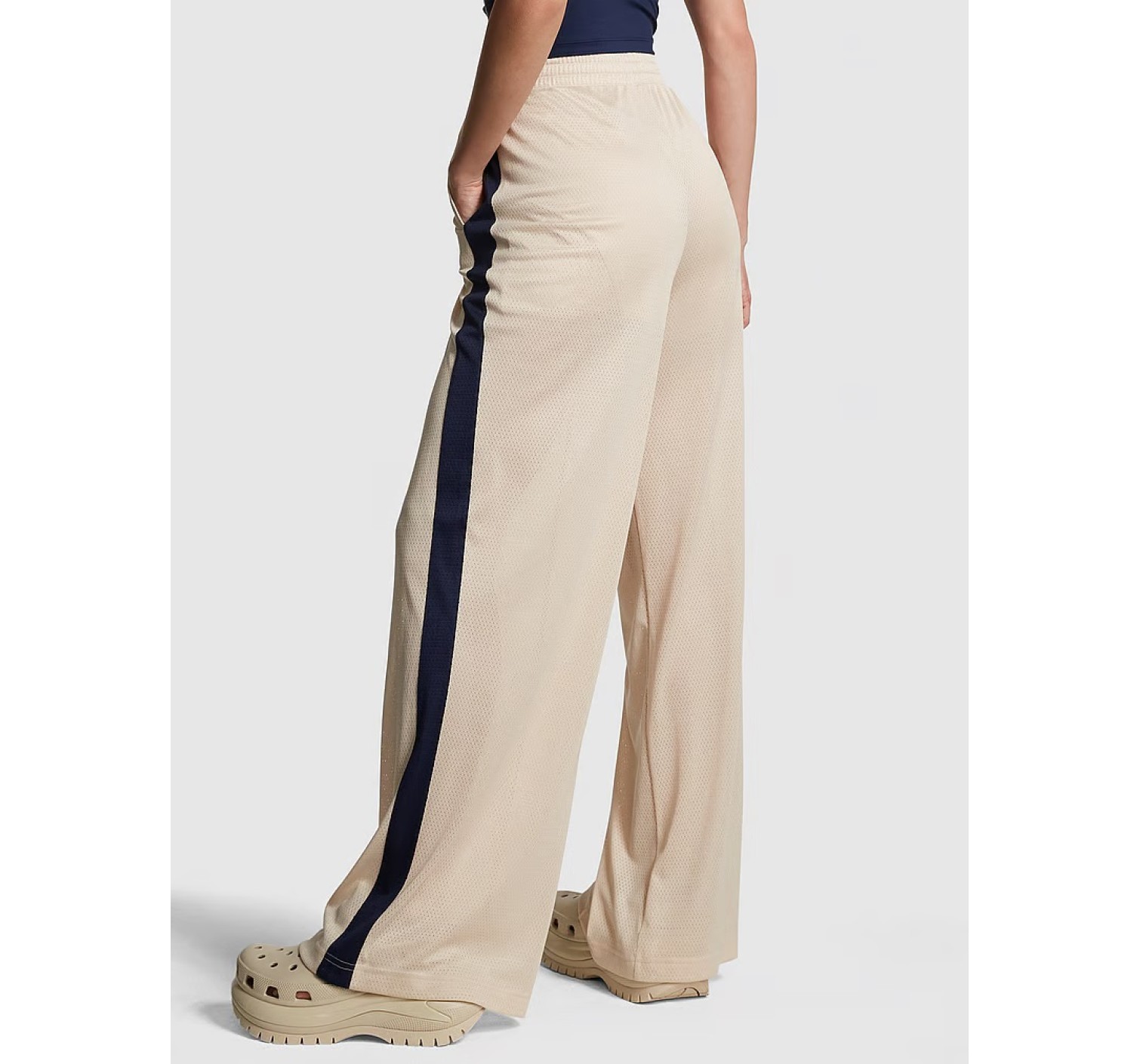 Спортивный костюм Mesh Tech Cropped Full-Zip Jacket Wide-leg Pants