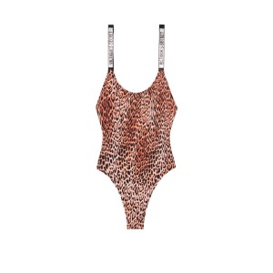 Купальник монокіні Shine Strap One-piece Leopard