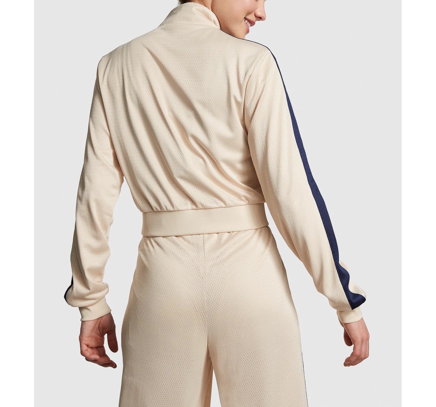 Спортивный костюм Mesh Tech Cropped Full-Zip Jacket Wide-leg Pants