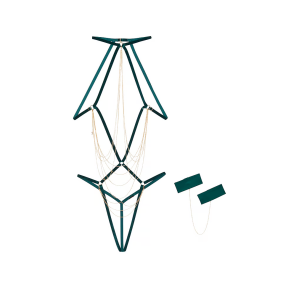 Боди Delicate Chain Playsuit & Cuffs Set