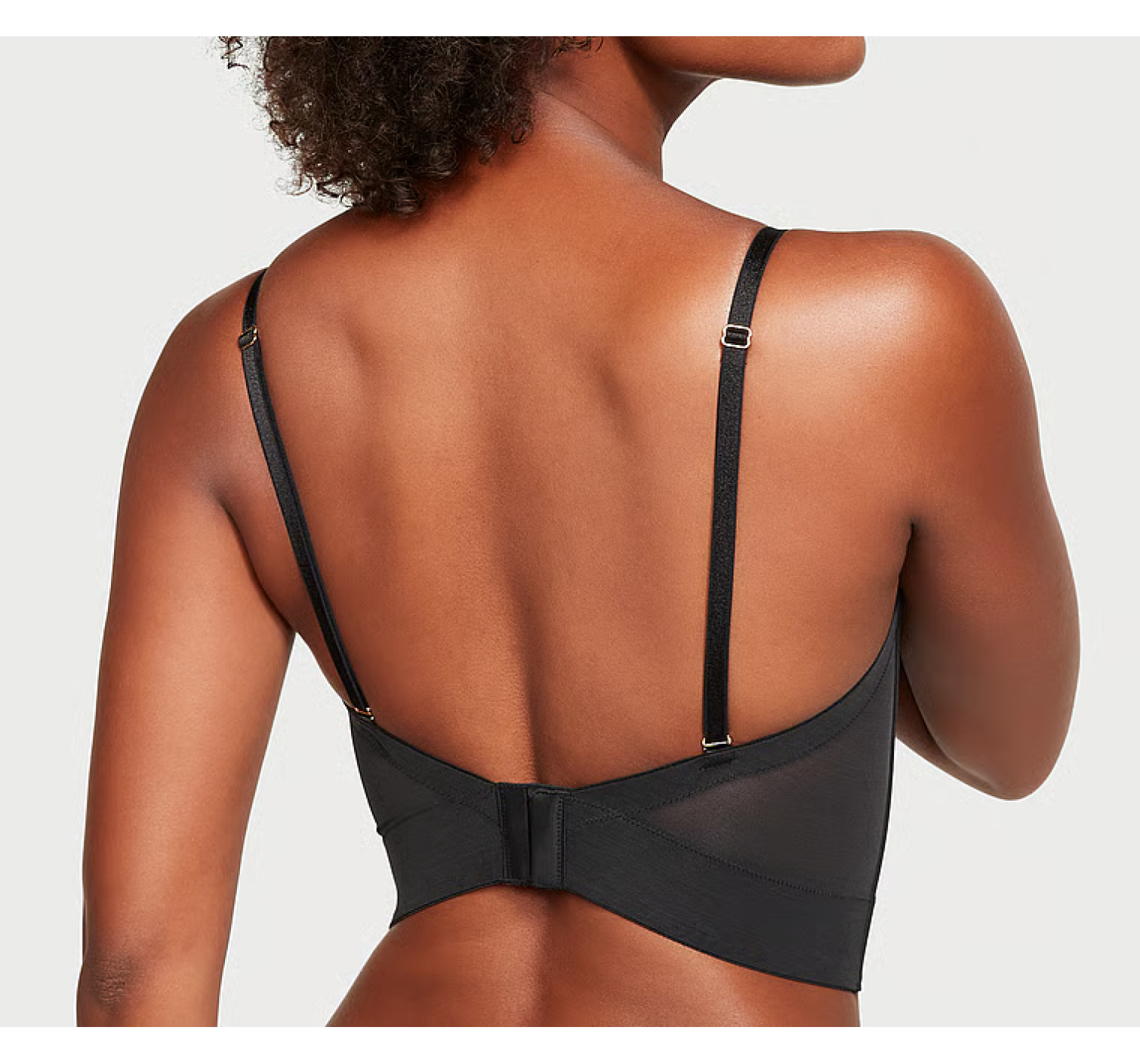 Комплект белья VS Archives Monogram Corset Top Set Black
