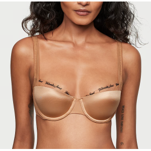 Комплект білизни VERY SEXY Logo Embroidery Lightly Lined Balconette Bra Set Toffee