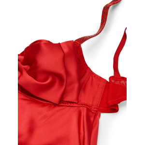 Пижама Bow-Topped Satin Cami Set Lipstick
