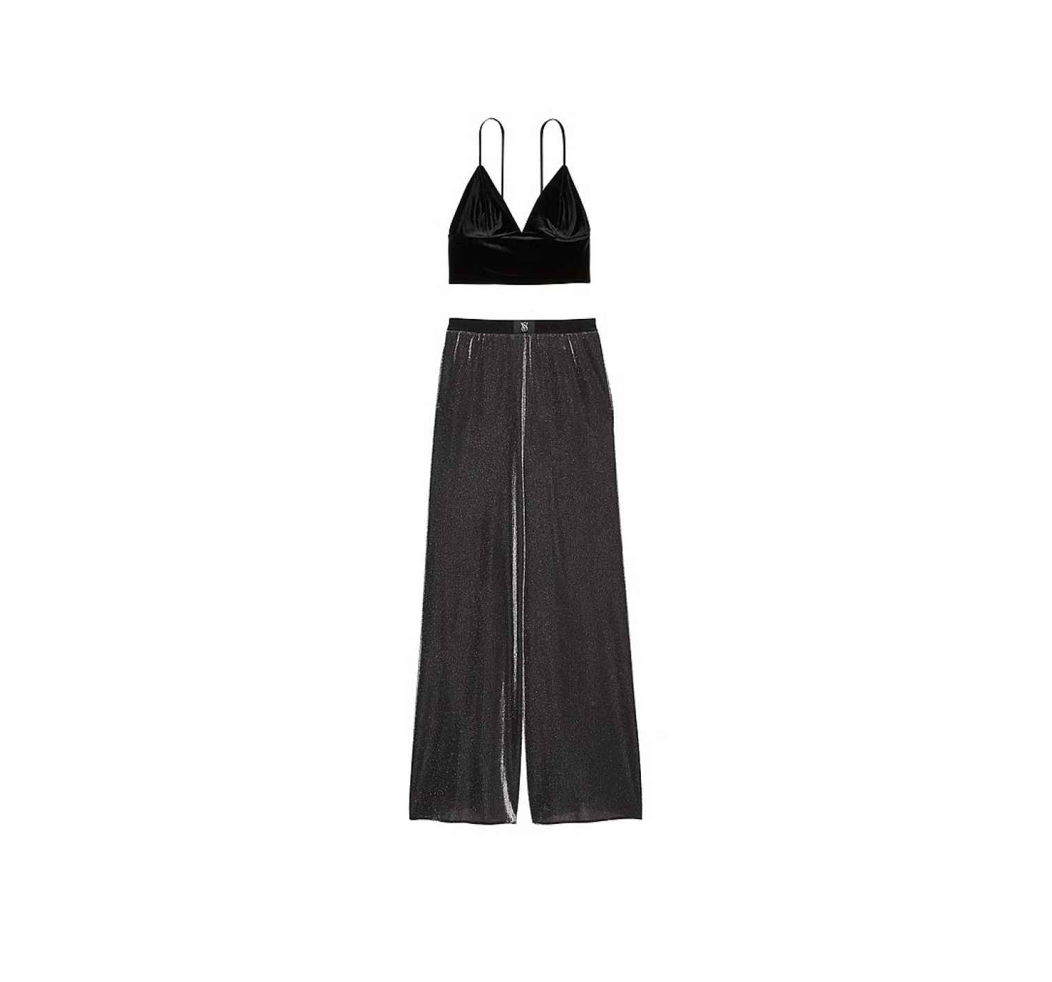 Пижама Velvet Cami & Shimmer Knit Pants Pajama Set