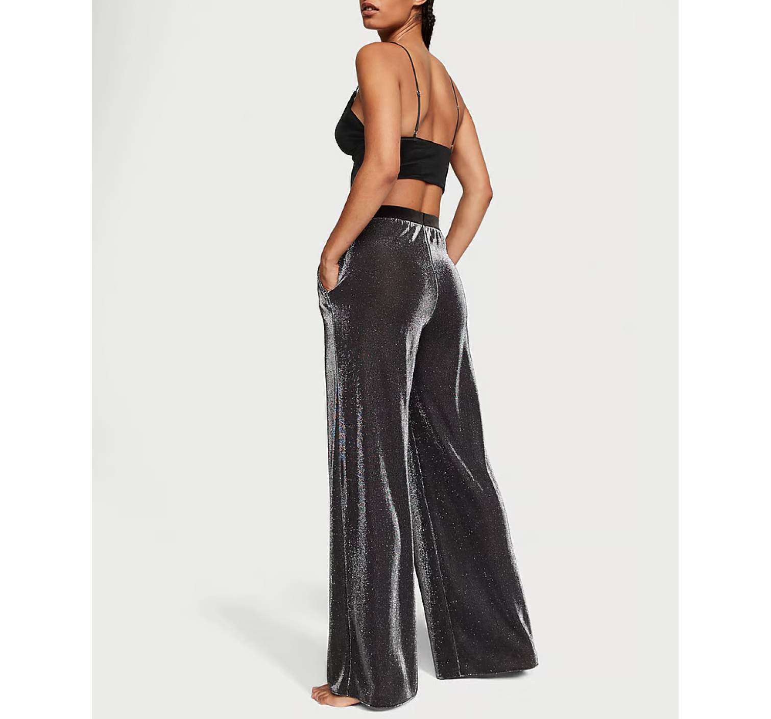 Пижама Velvet Cami & Shimmer Knit Pants Pajama Set