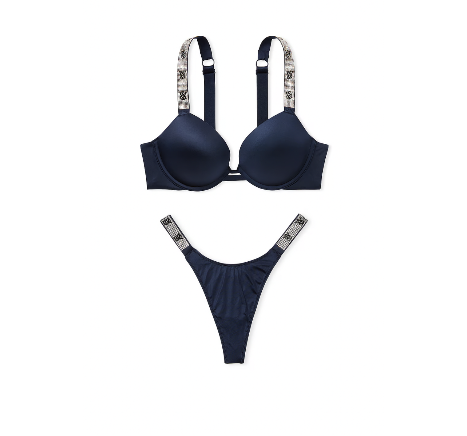 Комплект білизни Shine Cradle Push-Up Bra Set Noir Navy