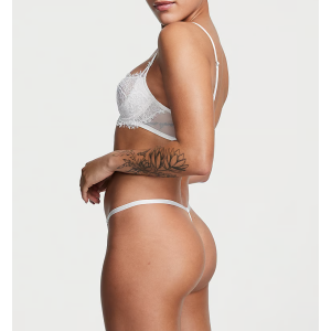 Комплект білизни Wicked Unlined Lace Balconette Bra Set Coconut White