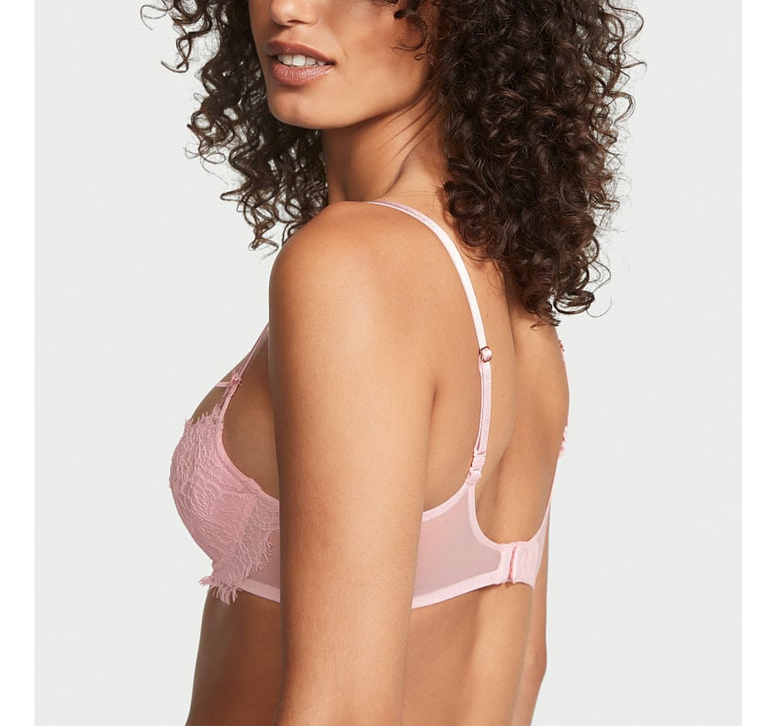 Комплект белья Wicked Unlined Lace Balconette Bra Set Pretty Blossom