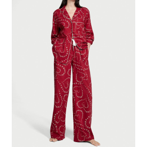 Пижама Flannel Long Pajama Set Lipstick