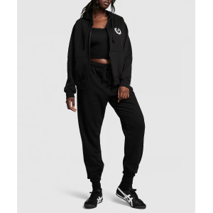 Спортивний костюм PINK FLEECE HIGH-WAIST GYM BLACK