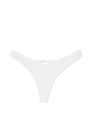 Трусики So Obsessed Strappy Thong Panty White