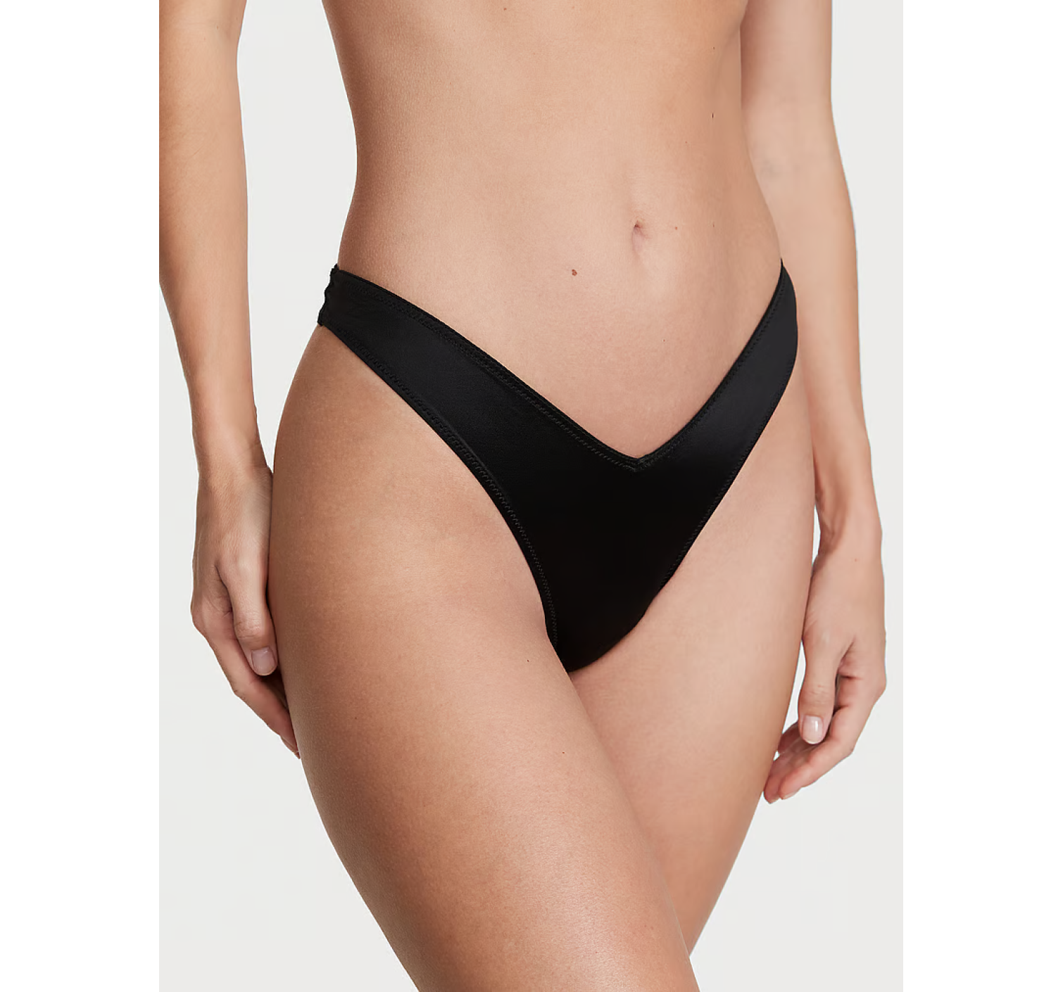 Трусики So Obsessed Strappy Thong Panty Black