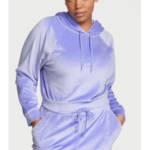 Велюровий костюм Ribbed Velour Hoodies Jogger Sky Blue