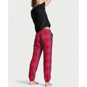 Пижама Cotton & Flannel Tee-jama Set Pink Plaid