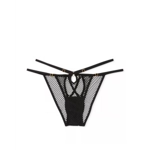 Комплект белья Fishnet Lace Open Cup Low-Cut Demi Bra Set