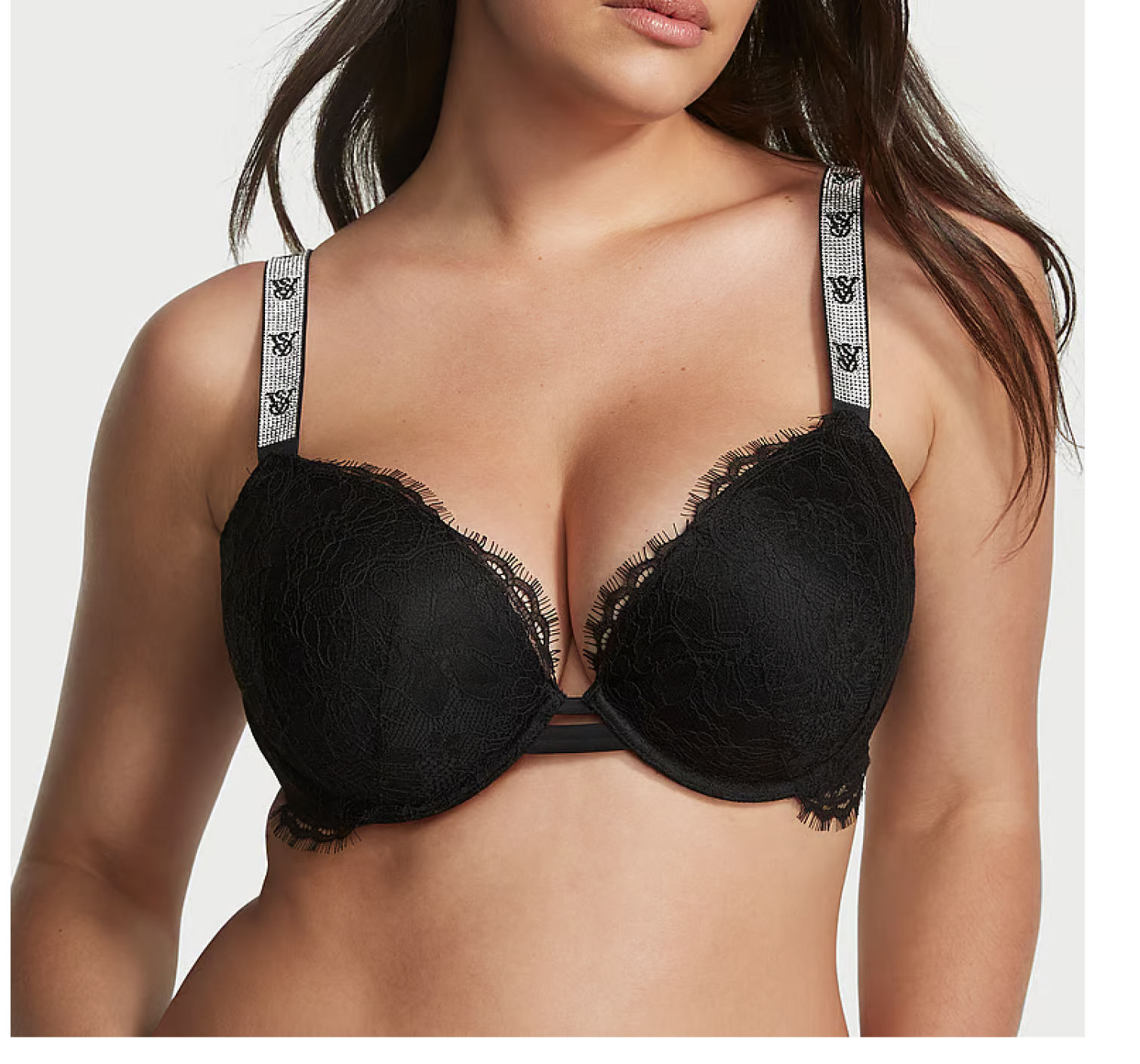 Бюстгальтер Very Sexy Lace Shine Strap Push-up Bra Black