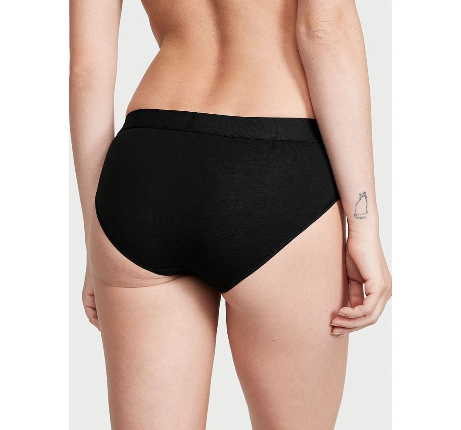 Трусики Cotton Shine Patch Hiphugger Panty Black