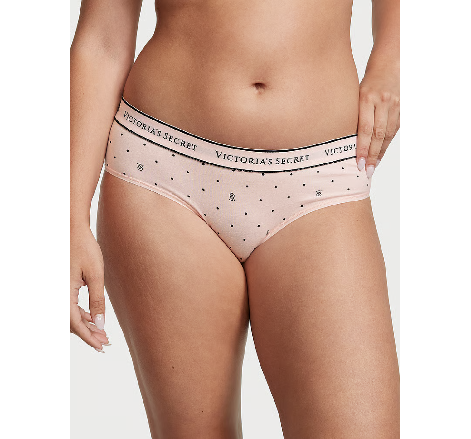 Трусики Cotton Hiphugger Panty VS Pink Logo Dot
