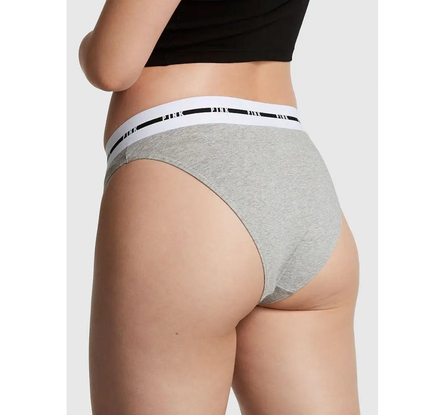 Трусики Cotton Logo Bikini Panty Heather Charcoal